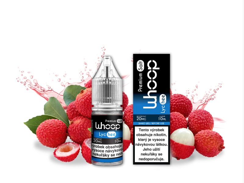 Lychee - Whoop Salt E-liquid 10ml Množství: 10ml, Množství nikotinu: 20mg