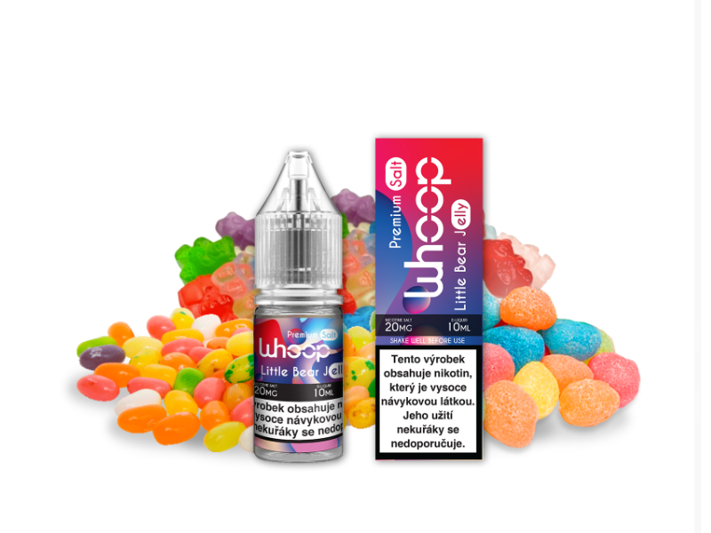 Little Bear Jelly - Whoop Salt E-liquid 10ml Množství: 10ml, Množství nikotinu: 20mg