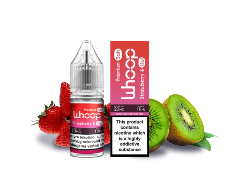 Strawberry Kiwi - Whoop Salt E-liquid 10ml Množství: 10ml, Množství nikotinu: 20mg