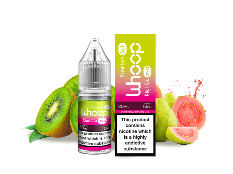 Kiwi Guava - Whoop Salt E-liquid 10ml Množství: 10ml, Množství nikotinu: 20mg