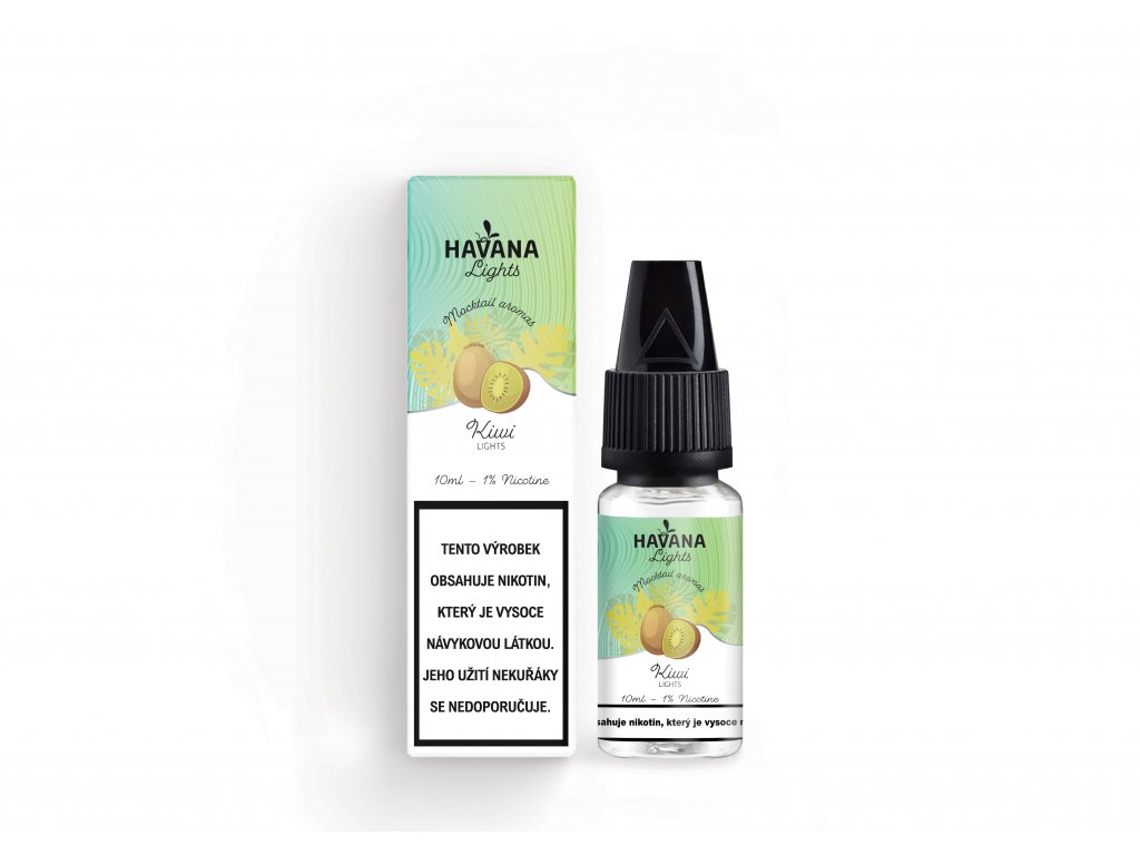 TI Juice (CZ) Kiwi - Havana Lights NIC SALT (50PG/50VG) 10ml Množství: 10ml, Množství nikotinu: 10mg