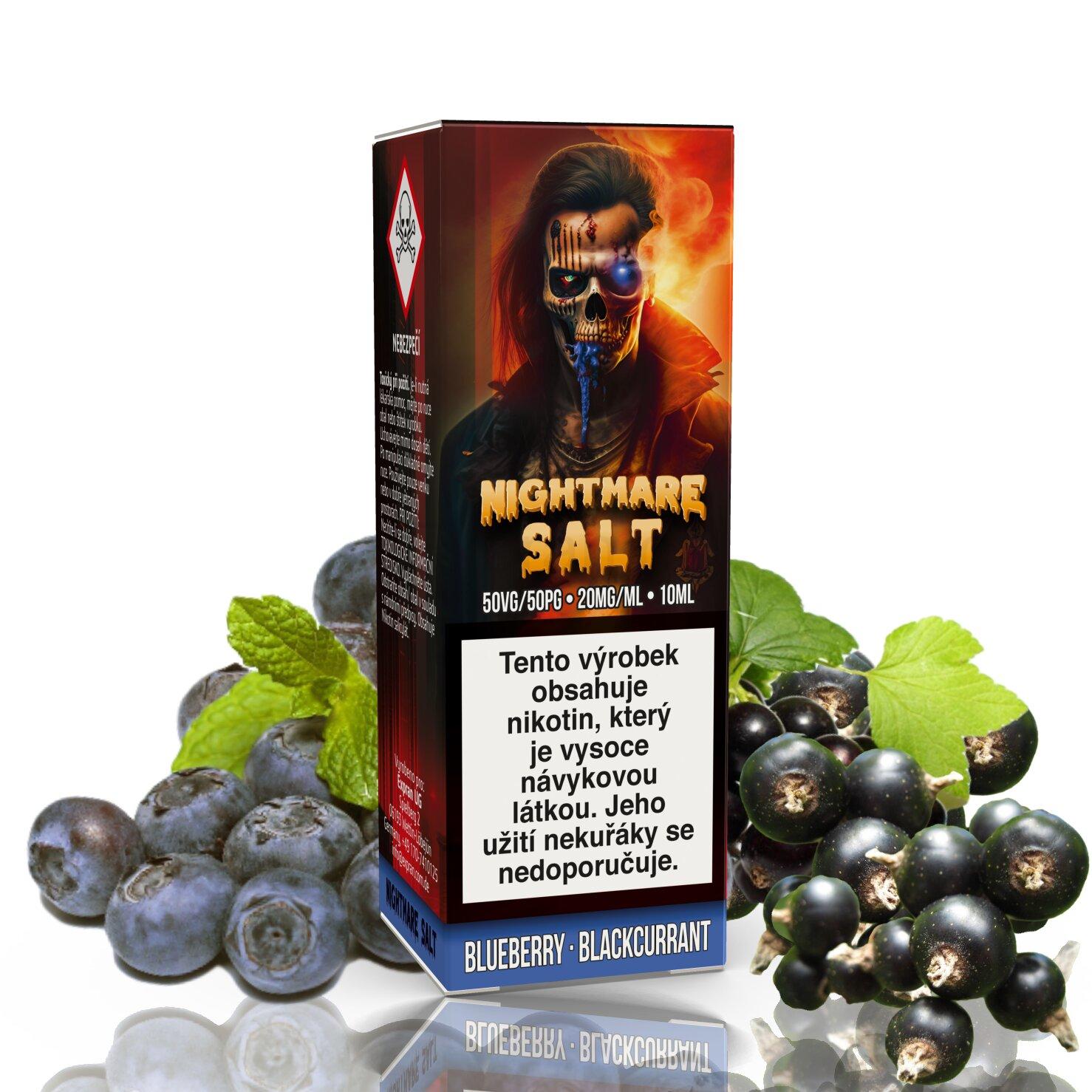 Expran Gmbh (DE) Blueberry Blackcurrant - Nightmare SALT - (50PG/50VG) 10ml Množství: 10ml, Množství nikotinu: 20mg