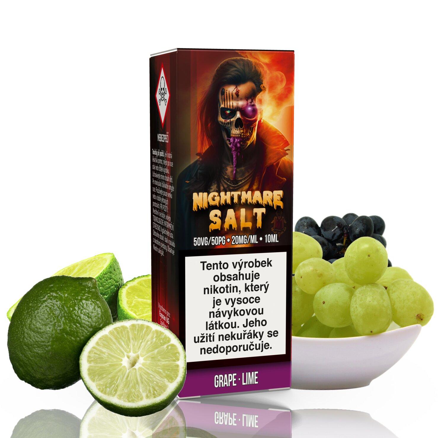 Expran Gmbh (DE) Grape Lime - Nightmare SALT - (50PG/50VG) 10ml Množství: 10ml, Množství nikotinu: 20mg