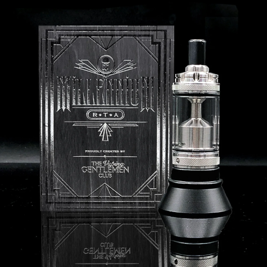 The Vaping Gentlemen Club - Millennium RTA - Stříbrná