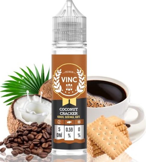 VINC (ČR) Coconut Cracker - Příchuť VINC Shake and Vape 12ml Množství: 12ml