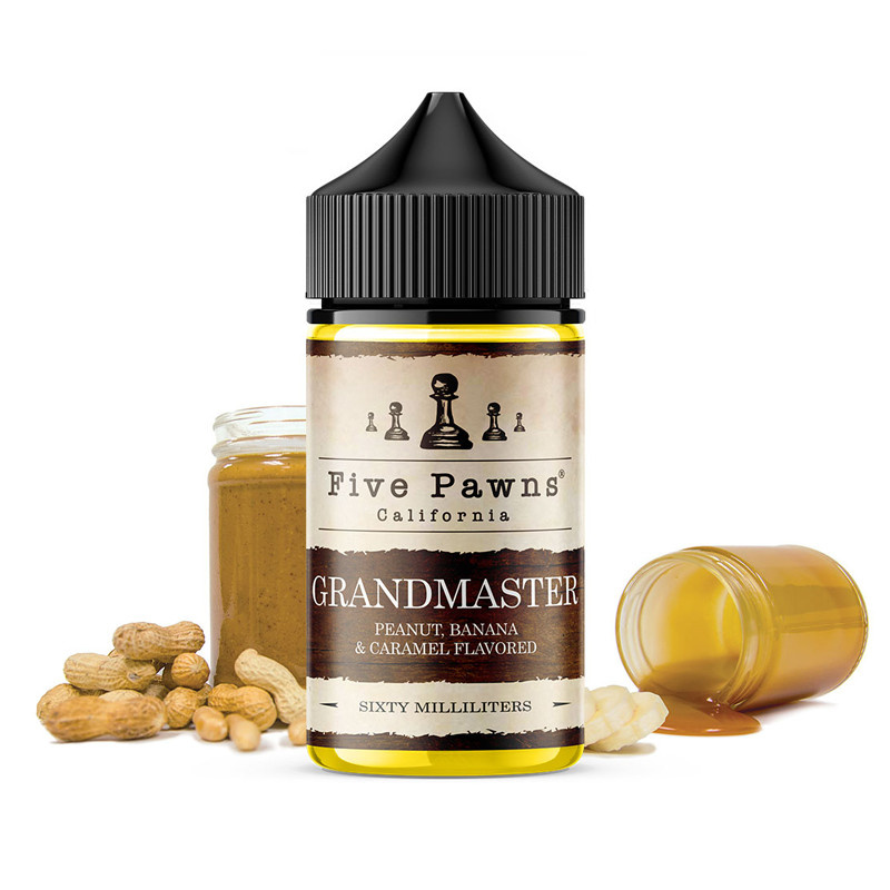 Grandmaster (Arašídové máslo s karamelem a banánovým krémem) - Příchuť Five Pawns Original S&V 20ml Množství: 20ml
