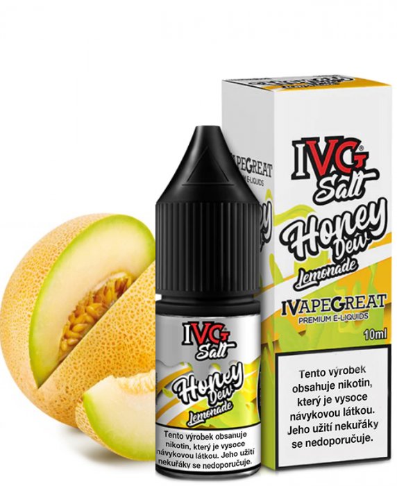 I VG (UK) Honey Dew Lemonade - IVG Salt (50PG/50VG) 10ml Množství: 10ml, Množství nikotinu: 20mg