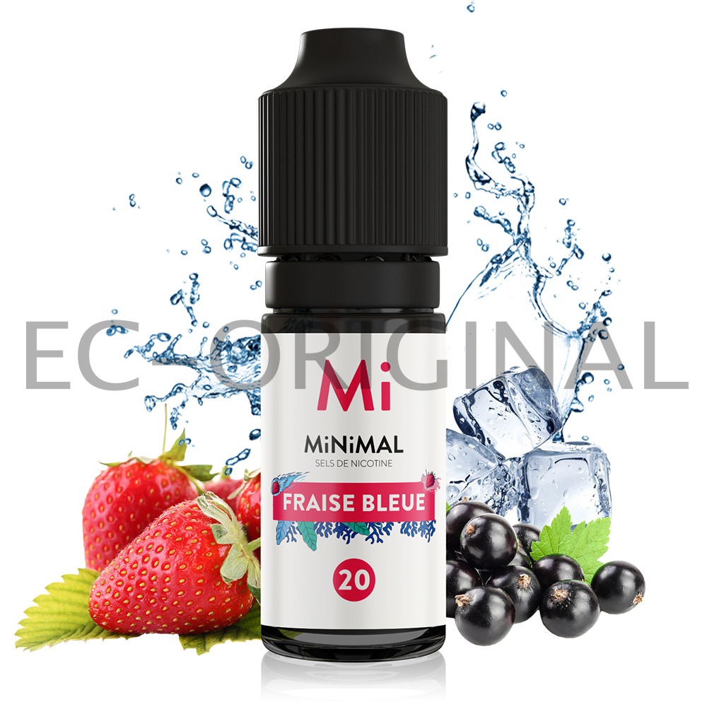 Chladivá jahoda a černý rybíz (Fraise Bleue) (nikotinová sůl) The Fuu MiNiMAL (50PG/50VG) 10ml Množství: 10ml, Množství nikotinu: 20mg