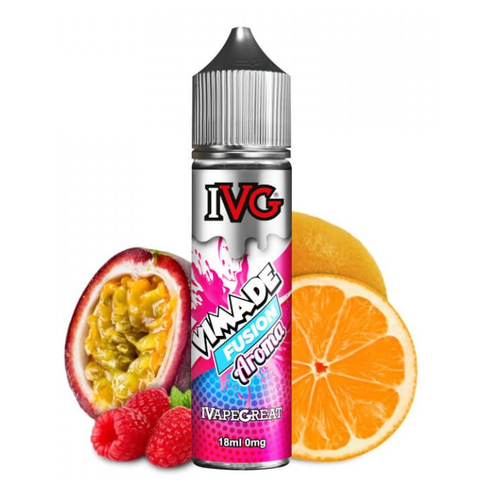 I VG (UK) Vimade Fusion - Směs maliny, pomeranče a marakuje - Příchuť IVG S&V 18Ml Množství: 18ml