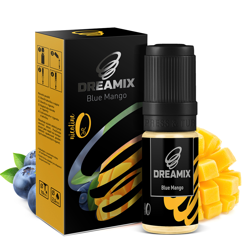 Dreamix (CZ) Dreamix - Borůvka Mango﻿ (Blue Mango) - liquid - 10ml Množství: 10ml, Množství nikotinu: 0mg