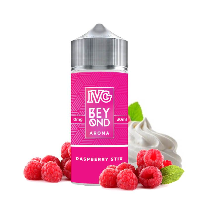 I VG (UK) Raspberry Stix (Maliny se smetanou) - Příchuť IVG Beyond S&V 30Ml Množství: 30ml