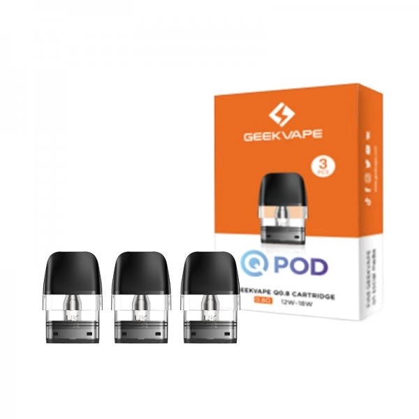 Náhradní cartridge pro GeekVape Q Pod Odpor: 0,6ohm - 3ks