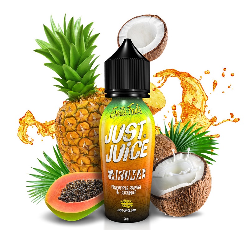 Just Juice (GB) Pineapple, Papaya & Coconut (Ananas, papája & kokos) - příchuť Just Juice S&V 20ml Množství: 20ml