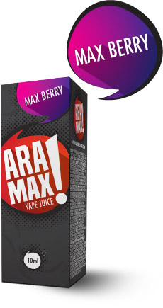 Max Berry - Aramax liquid - 10ml Množství: 10ml, Množství nikotinu: 0mg