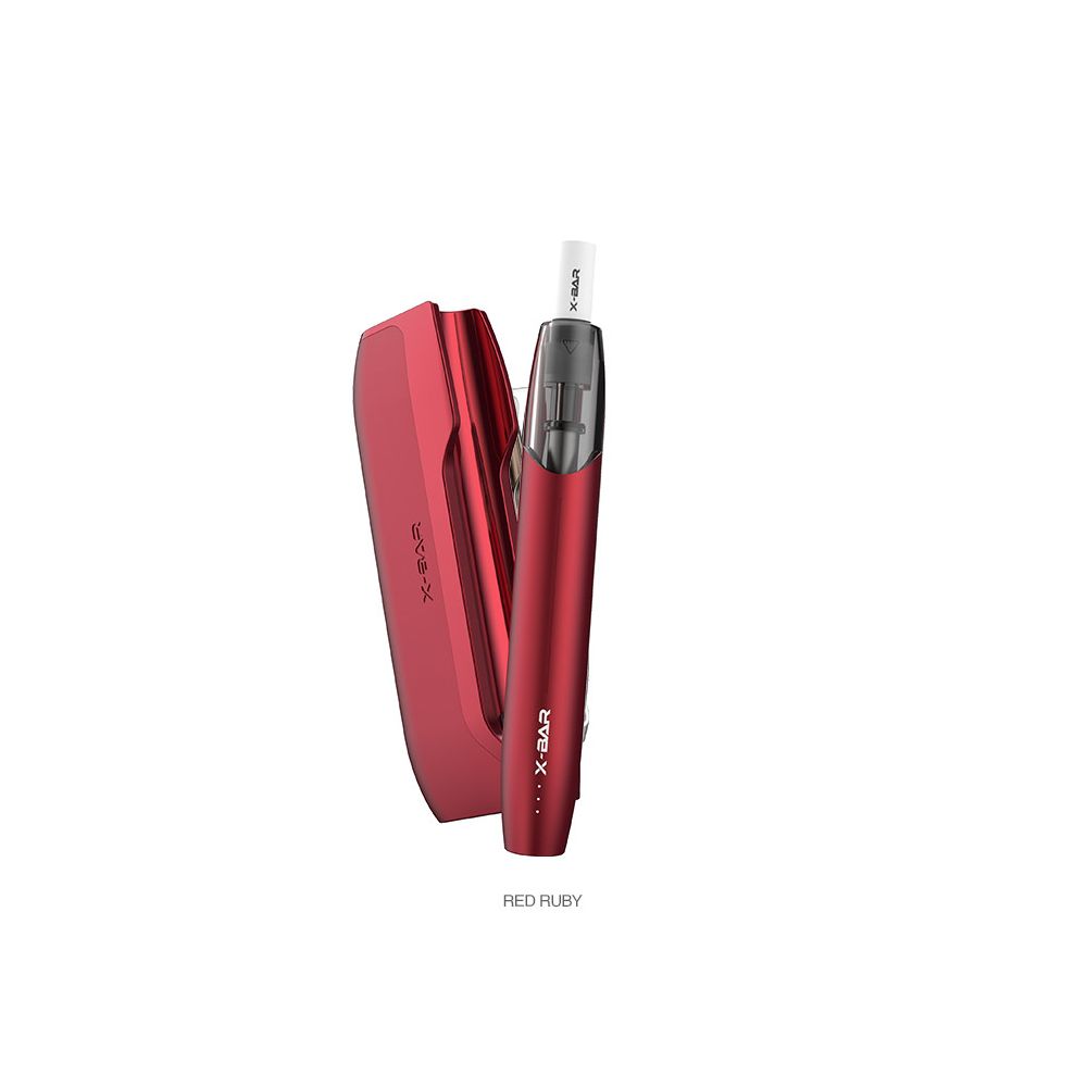 Elektronická cigareta - X-Bar - Filter Pro sada Barva: Červená