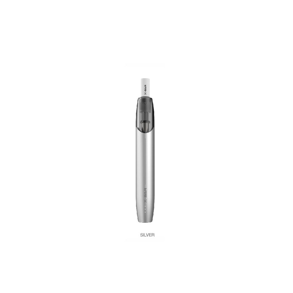 Elektronická cigareta - X-Bar - Filter Pro solo Barva: Stříbrná