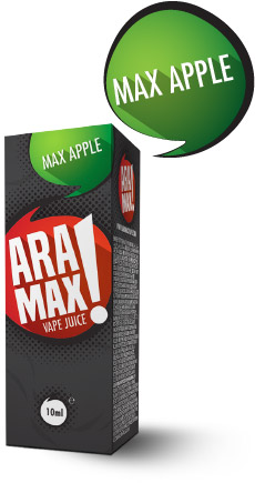 Jablko / Max Apple - Aramax liquid - 10ml Množství: 10ml, Množství nikotinu: 18mg