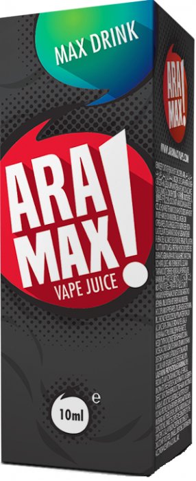 Max Drink - Aramax liquid - 10ml Množství: 10ml, Množství nikotinu: 0mg