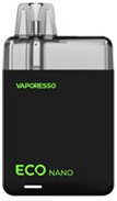 Elektronická cigareta: Vaporesso Eco Nano POD sada (1000mAh) Barva: Černá