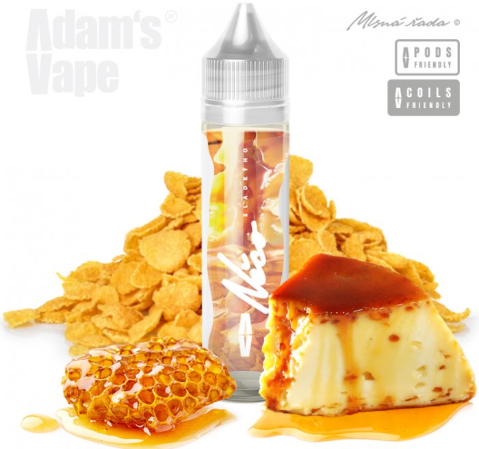 Adams vape (CZ) Něco sladkýho - Příchuť Adams vape Mlsná řada S&V 12ml Množství: 12ml