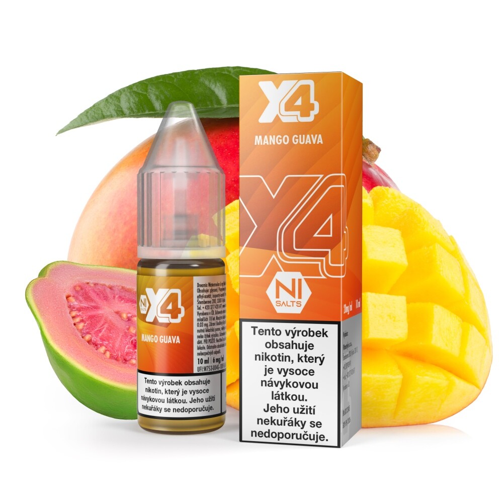 Vitastyle (CZ) Mango a guava (Mango Guava) - X4 Bar Juice Salt 10ml Množství: 10ml, Množství nikotinu: 20mg