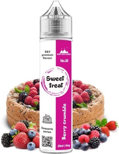 Prime (ČR) Berry Crumble - Příchuť Sweet Treat S&V 20ml Množství: 20ml