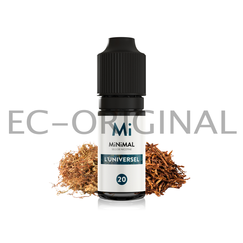 Světlý tabák (Universel) (nikotinová sůl) The Fuu MiNiMAL (50PG/50VG) 10ml Množství: 10ml, Množství nikotinu: 20mg