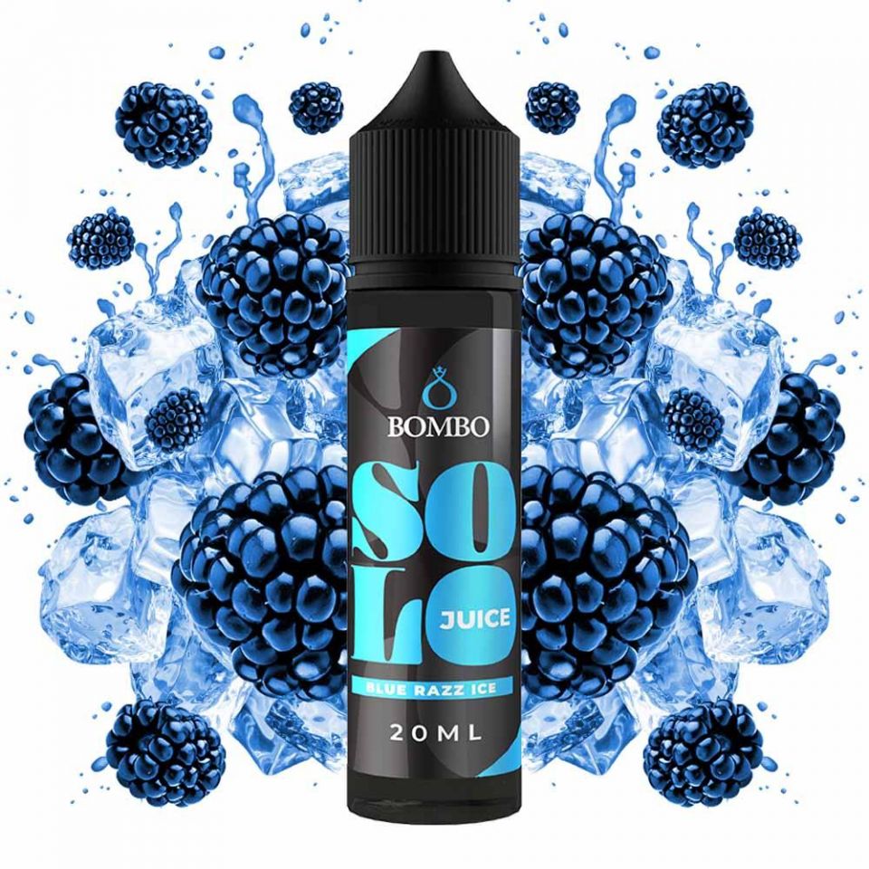 Bombo (ES) Blue Razz Ice - Bombo - Solo Juice SnV 20ml Množství: 20ml