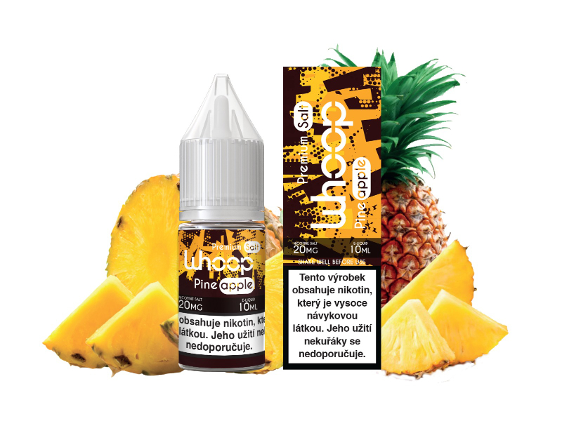 Pineapple - Whoop Salt E-liquid 10ml Množství: 10ml, Množství nikotinu: 20mg