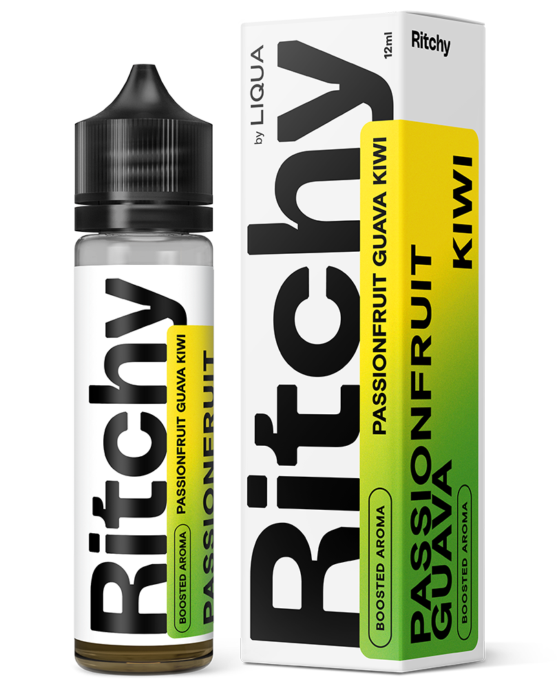 Liqua - Ritchy PASSIONFRUIT GUAVA KIWI (MARAKUJA, GUAVA A KIWI) - Příchuť Liqua RITCHY S&V 12ml Množství: 12ml