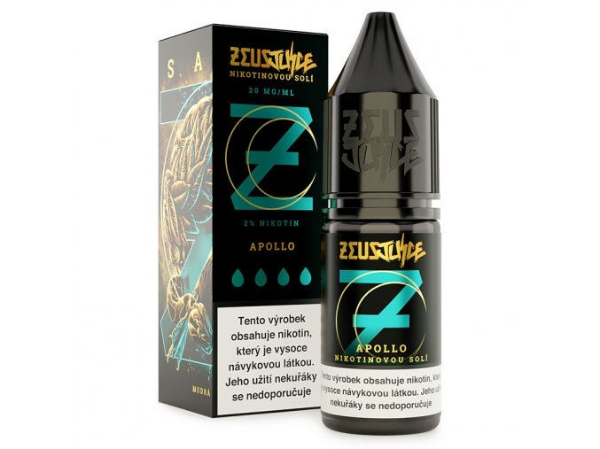 Zeus Juice (GB) Apollo - Zeus Juice Salt E-liquid 10ml Množství: 10ml, Množství nikotinu: 20mg