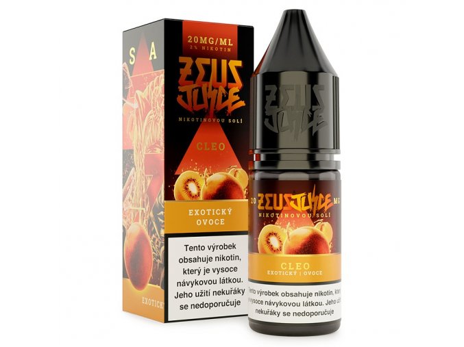 Zeus Juice (GB) Cleo - Zeus Juice Salt E-liquid 10ml Množství: 10ml, Množství nikotinu: 20mg