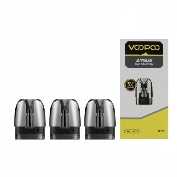 Náhradní cartridge VooPoo Argus Pod Top Fill Odpor: 0,7ohm - 3ks