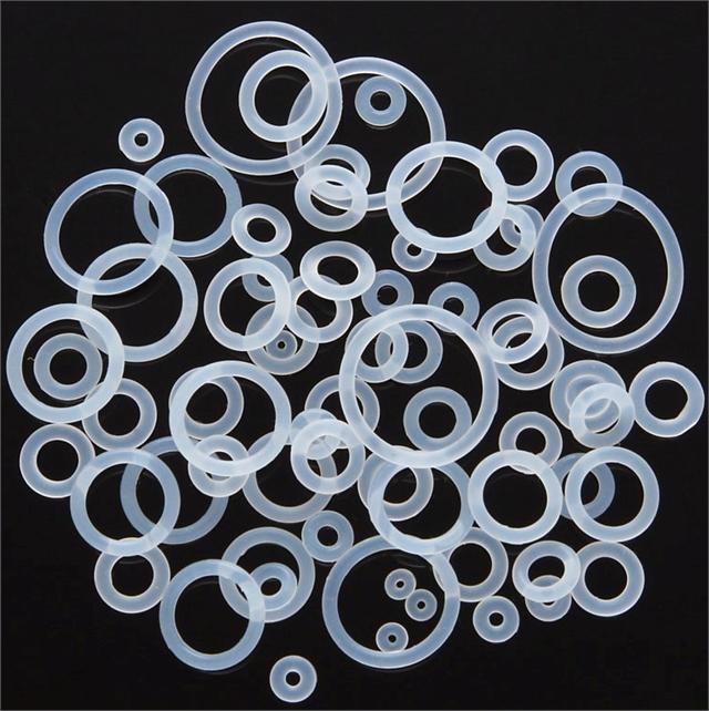 O-kroužek silikonový - poloprůhledný Průměr: 1,5mm, Velikost: 11mm