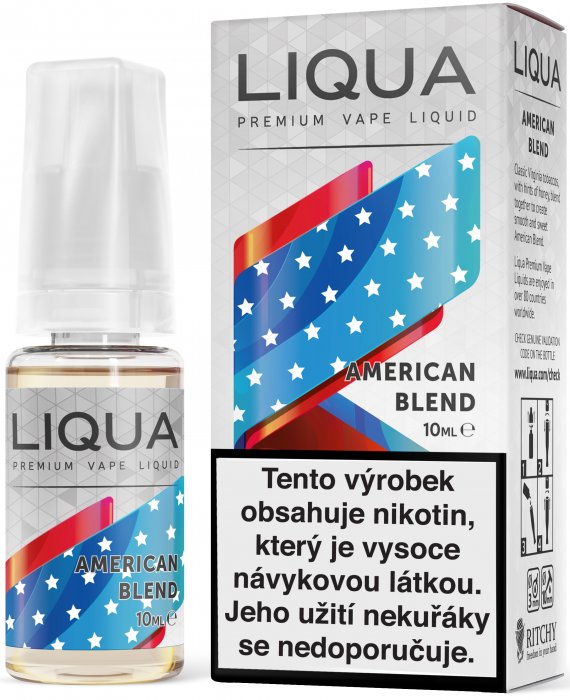 Liqua - Ritchy Americký tabák - American Blend - LIQUA Elements Množství: 10ml, Množství nikotinu: 12mg