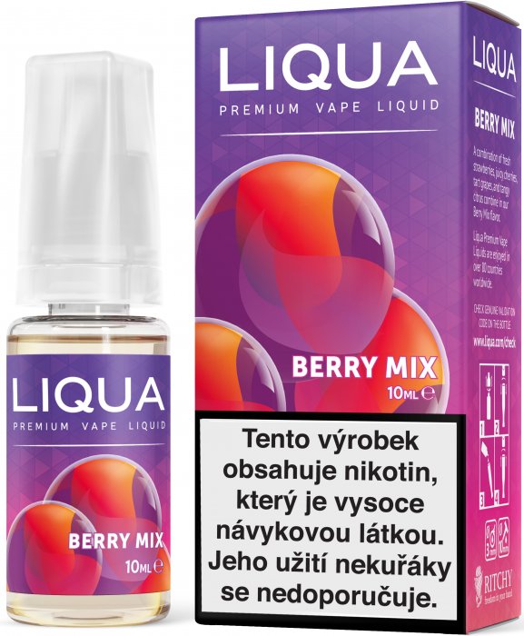 Liqua - Ritchy Lesní směs - Berry Mix - LIQUA Elements Množství: 10ml, Množství nikotinu: 3mg
