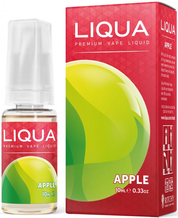 Liqua - Ritchy Jablko - Apple - LIQUA Elements Množství: 10ml, Množství nikotinu: 0mg