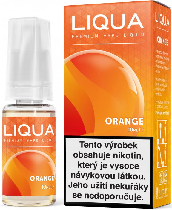 Liqua - Ritchy Pomeranč - Orange - LIQUA Elements Množství: 10ml, Množství nikotinu: 3mg