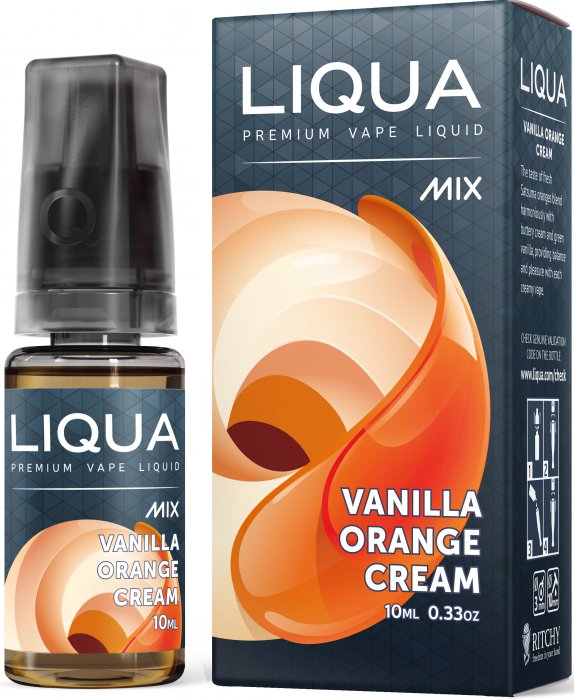 Liqua - Ritchy Pomerančový krém / Vanilla Orange Bomb - LIQUA Mixes Množství: 10ml, Množství nikotinu: 0mg