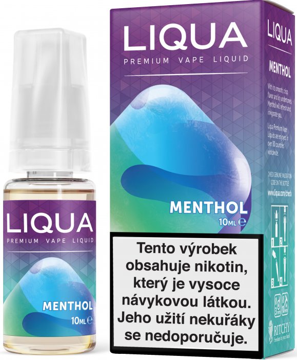 Liqua - Ritchy Mentol - Menthol - LIQUA Elements Množství: 10ml, Množství nikotinu: 3mg