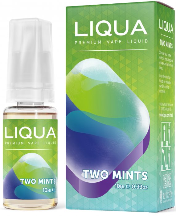 Liqua - Ritchy Máta s mentolem - Two Mints - LIQUA Elements Množství: 10ml, Množství nikotinu: 0mg