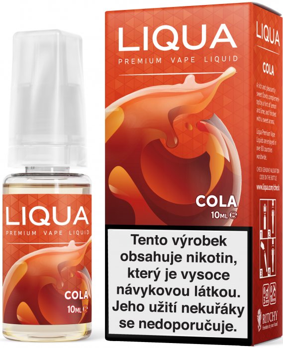 Liqua - Ritchy Kola - Cola - LIQUA Elements Množství: 10ml, Množství nikotinu: 3mg