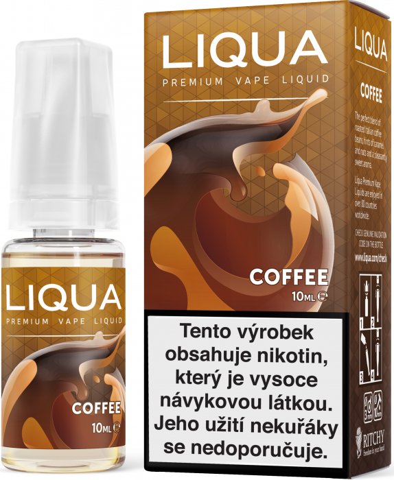 Liqua - Ritchy Káva - Coffee - LIQUA Elements Množství: 10ml, Množství nikotinu: 6mg