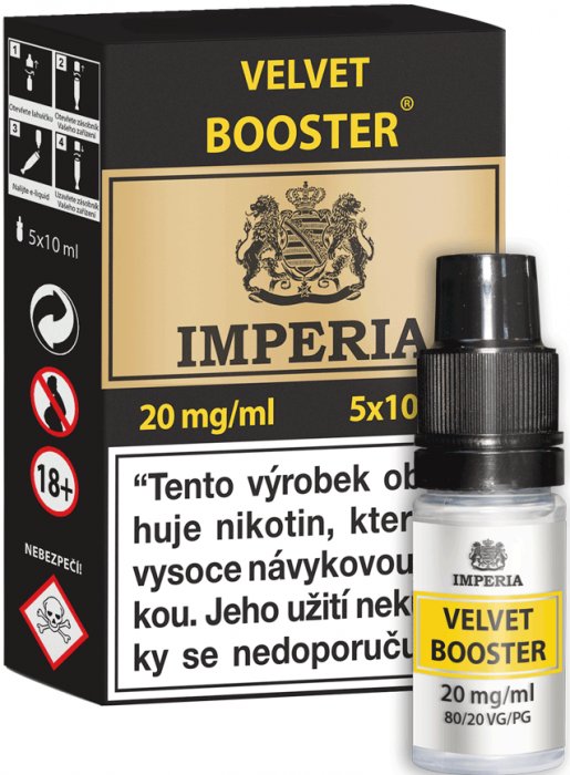 IMPERIA Velvet Booster 20mg - 5x10ml (VG80/PG20)
