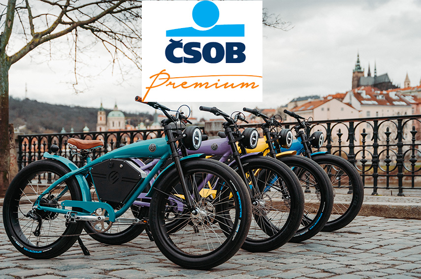 Exclusive discount of CZK 10,000 for the purchase of an e-bike with ČSOB Premium