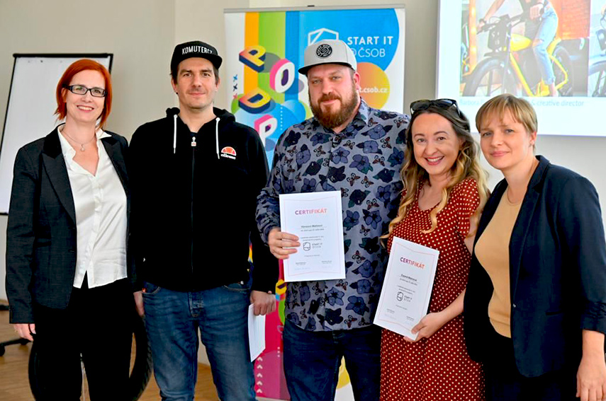 Start it @ČSOB nám pomohla dostat se mezi nejkreativnější startupy v ČR