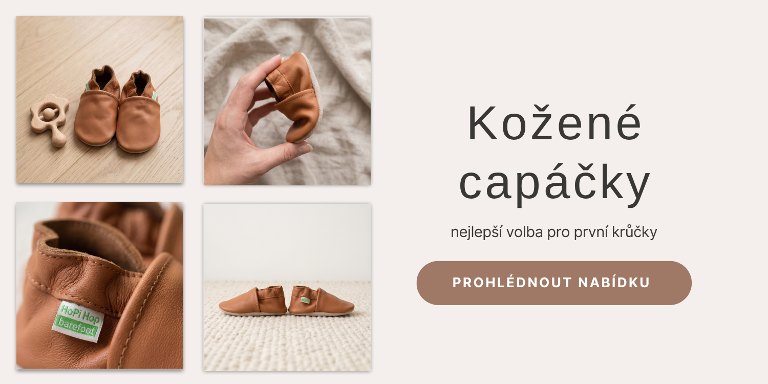 Kožené capáčky pro batolata