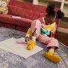 Dětské nazouvací barefoot boty Affenzahn Slipper Cotton Movy Tiger 11