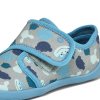 Dětské nazouvací barefoot boty Affenzahn Slipper Cotton Movy Shark 5