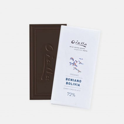 Divoká 72 % bio čokoláda Oialla